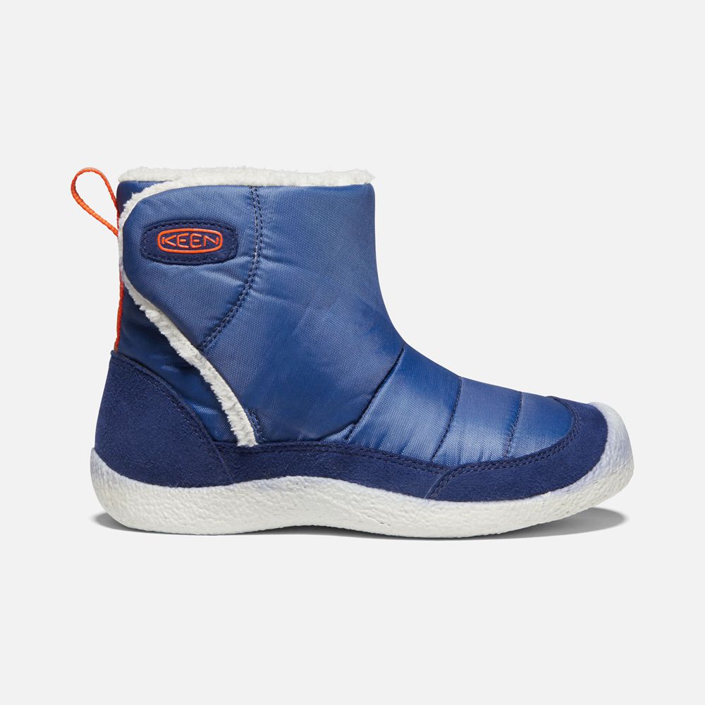 Keen Slip-On Kängor Barn Blå - Howser Ii Boots - 140973YCM